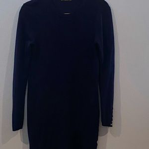 Knit navy Zara sweater dress